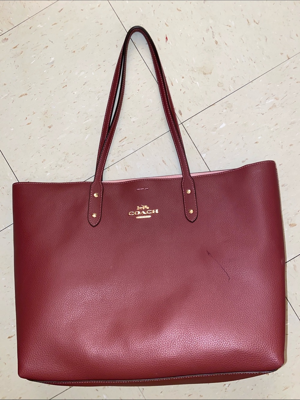 COACH TOTE BAG 13” X 14”